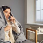 donna con l'Influenza