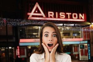 Ariston e donna stupita
